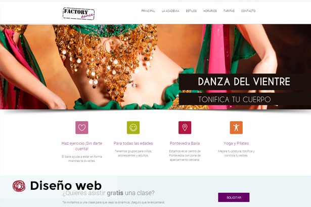 Diseño web Factory Dance