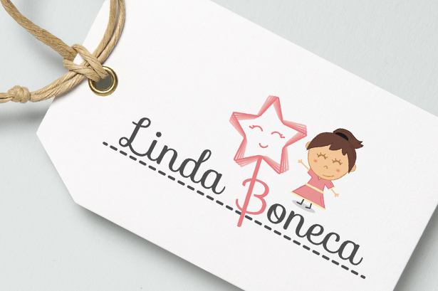 Diseño de logotipo para Linda Boneca